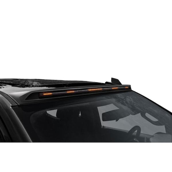 Ventshade Lights Utility, Direct Fit Continuous Light Bar, Amber LED, Single, Black Housing 898123-GBA - main