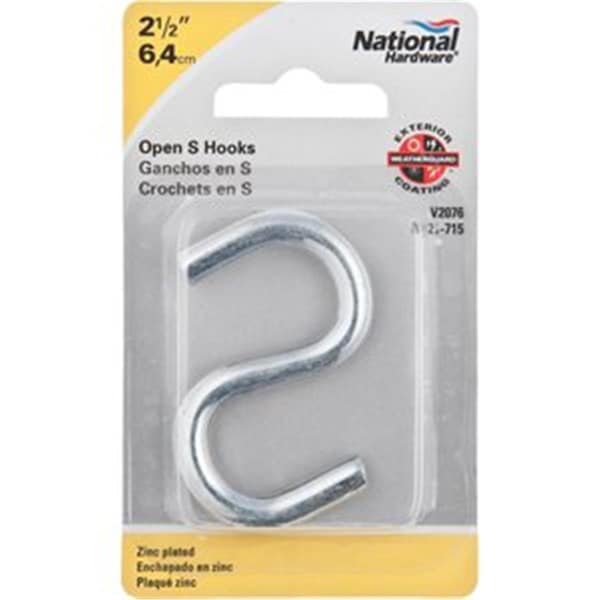 Stanley Stanley National Hardware 2.5 in. Heavy Open S Hook N121-715 - main
