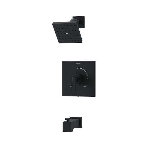 Symmons Duro HydroMersion Single Handle Tub and Shower Faucet Trim Kit - 1.5 GPM (Valve Not Included) 3692MB15TRM - main