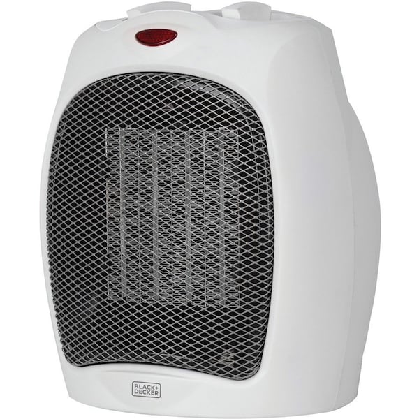 Black & Decker Personal 1500 Watt Electric Fan Compact Heater with Manual Control BHDC500W46 - main