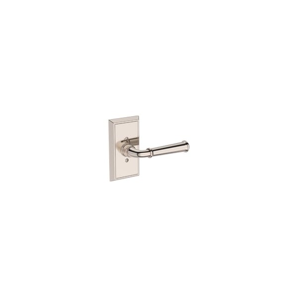 Baldwin Residential Door Levers Half Dummy Right Hand Lifetime Bright Nickel HDDUNHFR055 - main