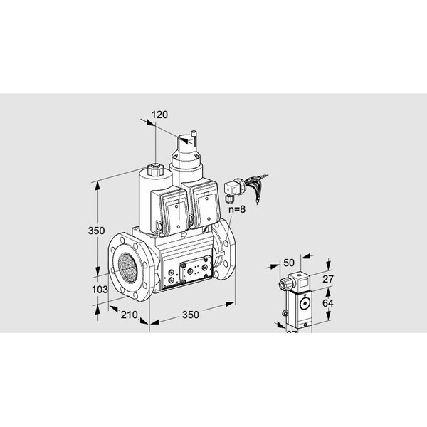 Honeywell Kromschroder VCS8100F05NLQRE/3-3P/PPEP KS88203438 - main