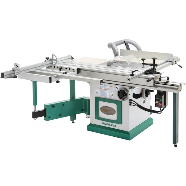 Grizzly 10" 7-1/2 HP 3-Phase Extreme-Series Sliding Table Saw G0623X3 - main