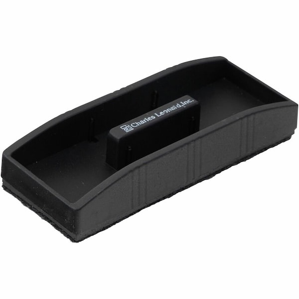 Charles Leonard Magnetic Whiteboard Eraser, Storage for 2 Markers, PK12 74530 - main