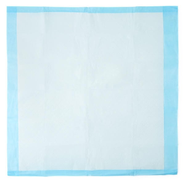 Medline Fluff and Polymer Underpad, Light Absorbency, 30in x 30in, Blue, 5PK MSCB281245LBZ - main