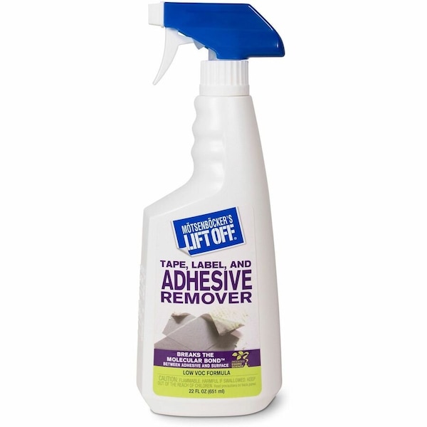 Motsenbockers Lift Off Tape and Adhesive Remover, 22 oz, Trigger Spray Bottle, 6 PK MTS 40701 - main