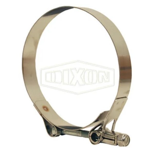 Dixon Heavy Duty T-Bolt Clamp, 6-1/4 to 6-9/16 in Nominal, 0.04 in Thick, 300 SS, Domestic HTBC650 - main