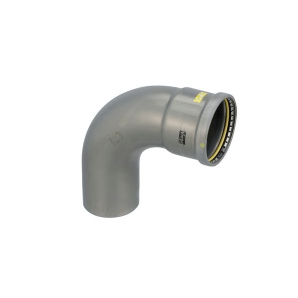 Viega MegaPressG 90 street elbow P 4 FTG IPS 4 carbon steel zinc-nickel coating 28625 - main