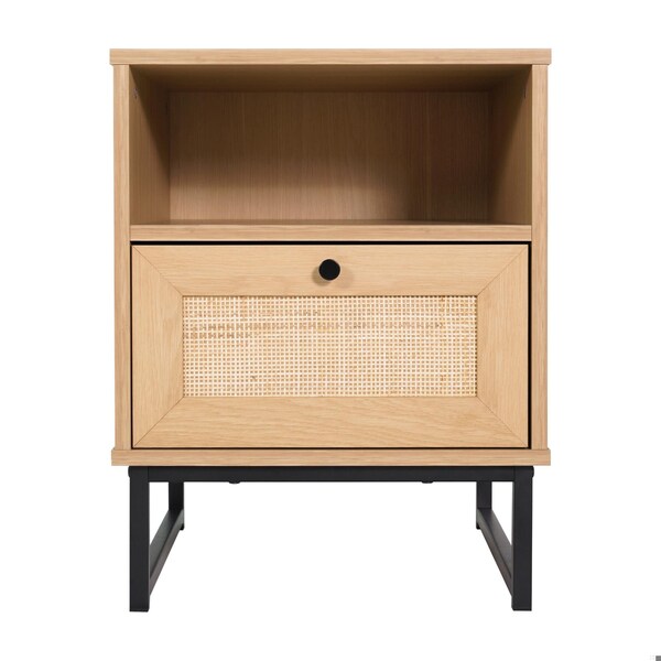 Flash Furniture Square 17 in W, 19 in L, Natural EV-ST4043-ZZ-NAT-GG - main
