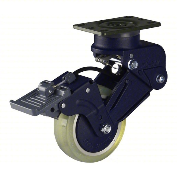 Foot Master Plate Caster, Swivel, Polyurethane, 171mm H GDSB-100-BSF-LUD-65 - main