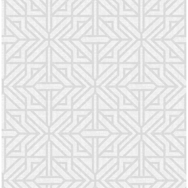 A-Street Prints Hesper Grey Geometric Wallpaper 4121-26931 - main