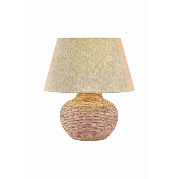 Troy Lighting Malik 20in wide 1 Light Table Lamp in Patina Brass PTL2322-PBR - main