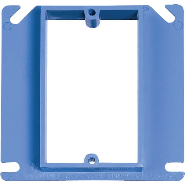 Carlon Gang Type 4'' x 4'' Square Raised Cover A411RR - main
