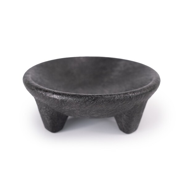 Hs 7in Molcajete Grande, Salsa/Guacamole Dish, Charcoal, 12 each/case NHS1005 - main