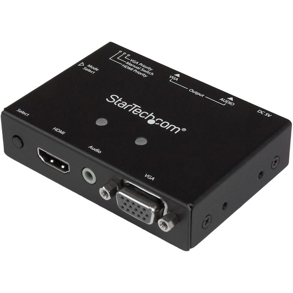 Startech.Com 2x1 VGA + HDMI to VGA Converter Switch w/ Priority Switching VS221HD2VGA - main