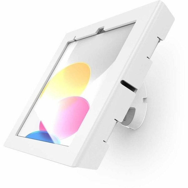 Compulocks iPad 10th-11th (A16) Gen, Apex Enclosure Bow Tilting Wall Mount - White 505W209APXW - main