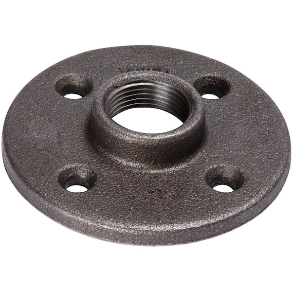 Southland 2'' x 5-1/8'' Black Iron Floor Flange 521-608BG - main