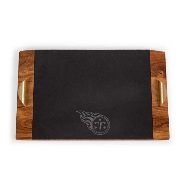Picnic Time Family Of Brands NFL Tennessee Titans - Covina Acacia and Slate Serving Tray 957-07-512-313-2 - main
