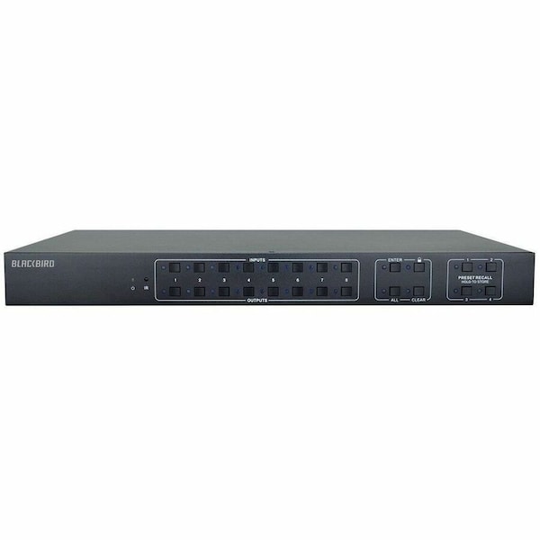 Monoprice Blackbird 4K 8x8 HDMI Matrix Switch W/ HDMI 2.0 Supports HDR 18Gbps 24180 - main