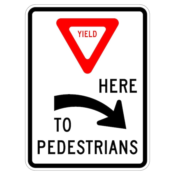 Sign Solutions Usa Traffic Sign, 30 in Width, Aluminum Sign, Vertical Rectangle DUS12DWT3042R1-5aR - main