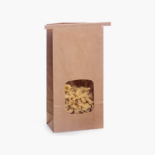 Nashville Wraps 500 1/2 lb Kraft Window Coffee Bags3-3/8x2-1/2x7-3/4, 500PK 300260 - main