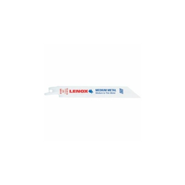 Lenox Metal Cutting Reciprocating Saw Blade, 6 in L x 3/4 in W x 0.035 in Thick, 14 TPI, 5 EA/PK, 5PK 433-20564614R - main