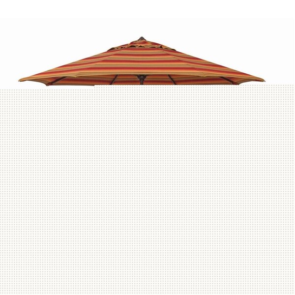Simplyshade SSUM91-0900-A56095 9 ft. Aruba Octagon Auto Tilt Market Sunbrella Umbrella, 56095 Astoria Sunset SSUM91-09-00/56095 - main