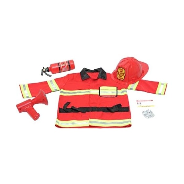 Melissa & Doug Fire Chief Role Play Costume Set 4834 - main