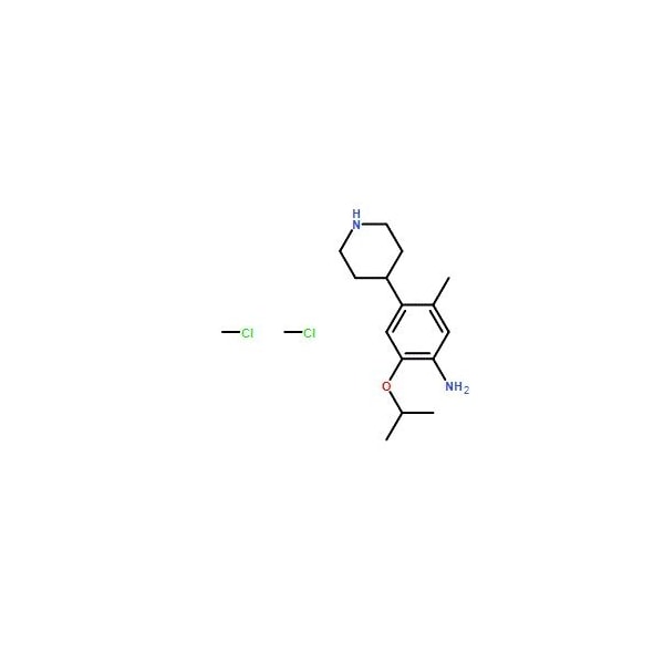 Ak Scientific 2-Isopropoxy-5-methyl-4-(4-piperidinyl)aniline dihydrochloride (5g), CAS 1380575-45-0 0012AP-5g - main