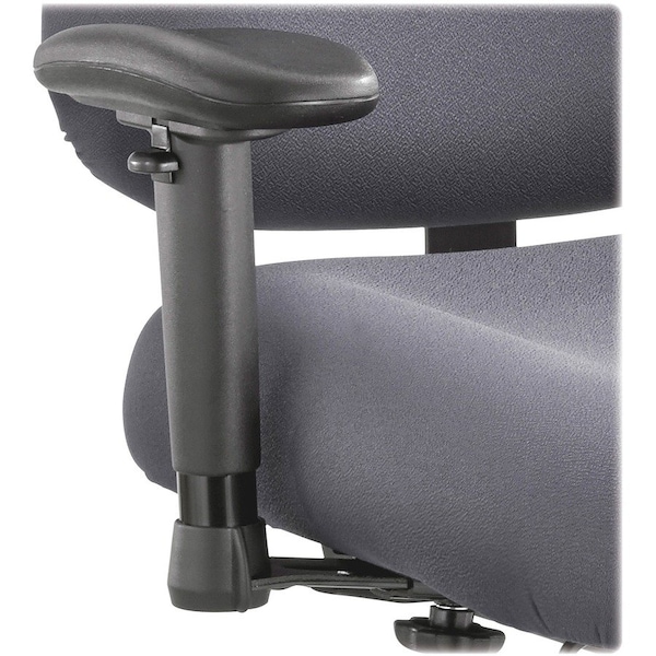 Safco T-Pad Arm, 11-1/2" HX4" W, Blk, PK2 3591BL - main