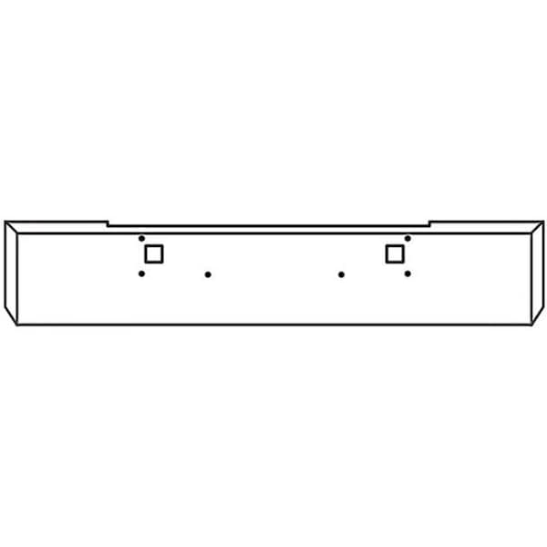Ilc Replacement For Kenworth W900L Year 2007 16 In Chrome Steel Boxed End Bumper Wmounting And Towhitch WZ-EDHY-E - main