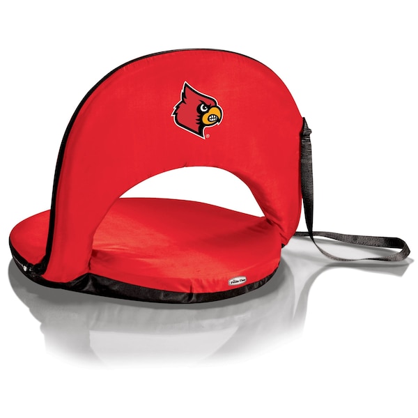 Picnic Time Family Of Brands NCAA Louisville Cardinals Oniva Stadium Seat - Reclining Bleacher Seat with Back Support 626-00-100-304-0 - main