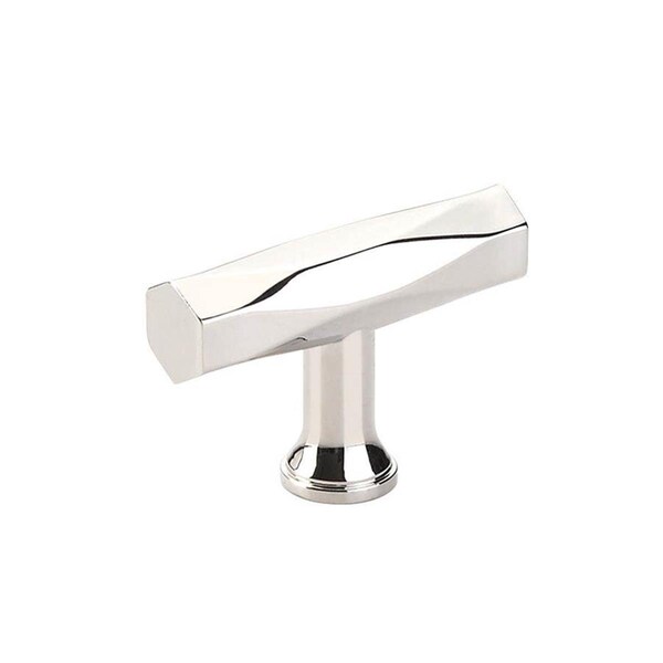 Patioplus 2 in. Tribeca Cabinet T-Knob, Polished Nickel PA3240033 - main