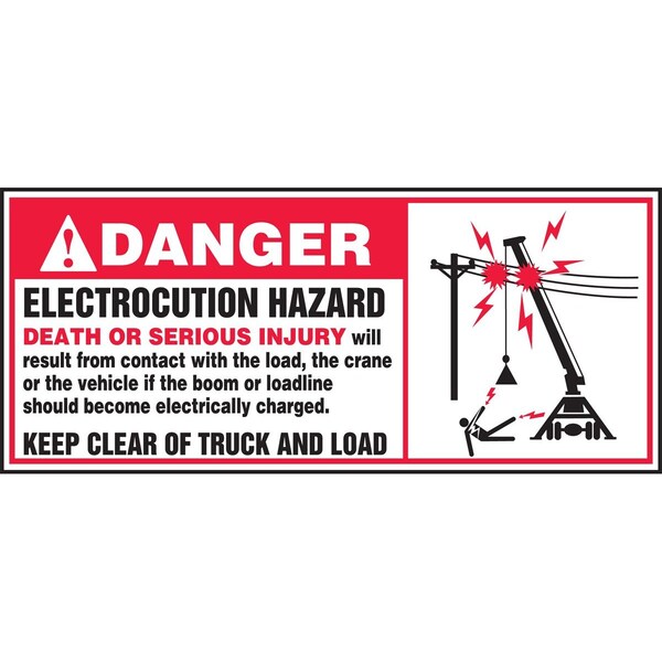 Accuform ANSI ISO DANGER SAFETY LABEL LEQM025XVE - main