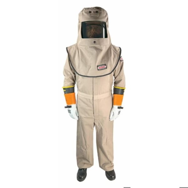 Cementex 40Cal Coverall Kit w/Vent: S00 with Class 00 Glove Kit HRC4-CKV-S00 - main