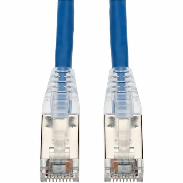 Add-On 2FT RJ-45 MALE TO RJ-45 MALE SHIELDED STRAIGHT BLUE CAT6 STP COPPER PV ADD-2FCAT6S-BE - main