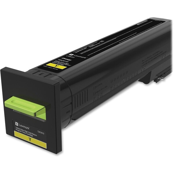 Lexmark Extra High Yield Yellow Toner Cartridge 22K YLD 72K1XY0 - main