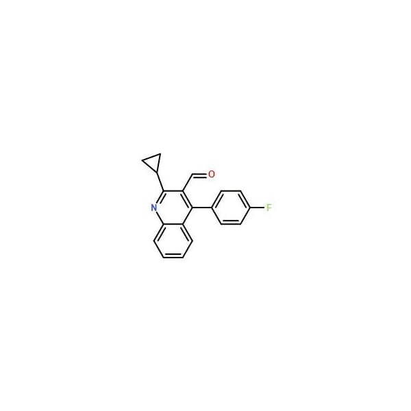 Ak Scientific 2-Cyclopropyl-4-(4-fluorophenyl)quinoline-3-carbaldehyde (5g), CAS 121660-37-5 Q614-5g - main