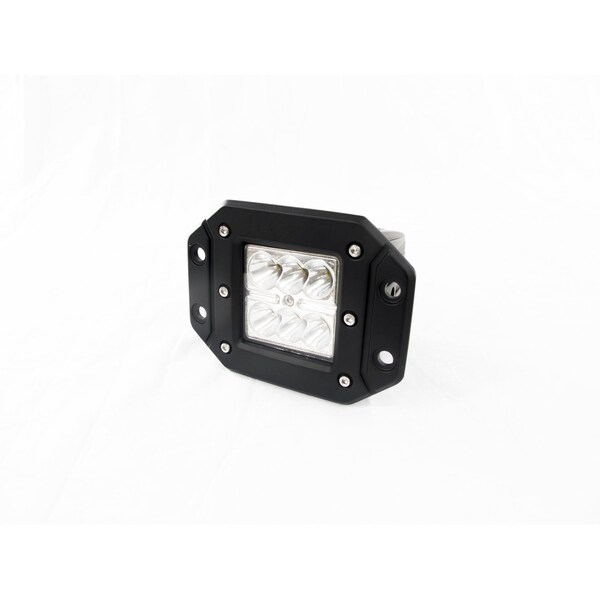 Race Sport Lighting Street Series 3X5In 18W 6-Led Hi-Power Flush Mount Led Spot Light RS-18W6LED-FM - main