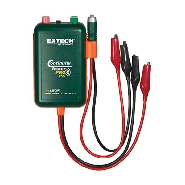 Extech Continuity Tester, 9V, 9 In Test Leads CT20 - main