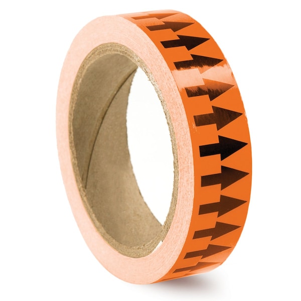 Accuform DIRECTIONAL FLOW ARROW TAPES 1 in x RAW451BKOR - main