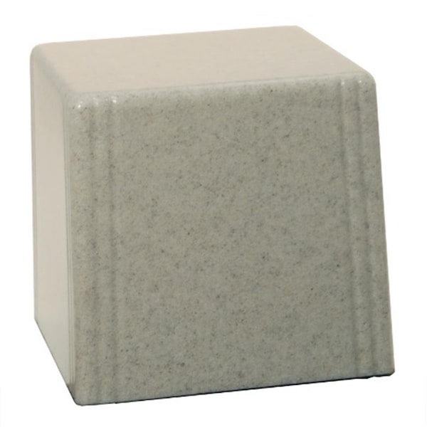 Fasttrack2Fitness Cultured Granite Cremation Kansas Junior Urn, Light Gray FA2177866 - main