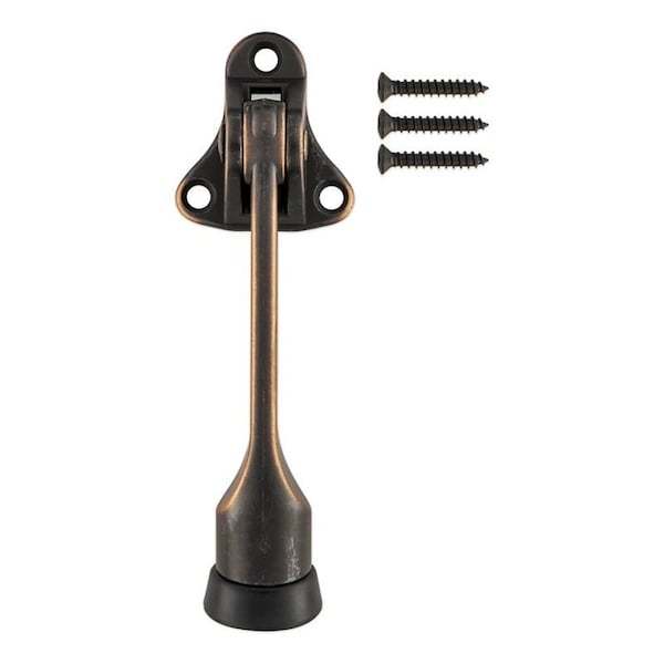 National Hardware 238 Series Door Stop, 2-7/32 in Projection, Zinc, Oil-Rubbed Bronze N830-571 - main