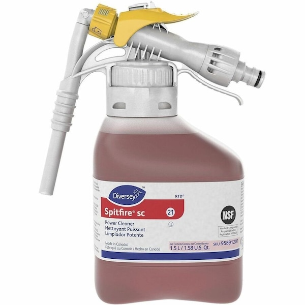 Diversey Natural Solvent Cleaner, Hose End Connection Bottle, Pine, 2 PK 95891201 - main