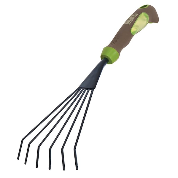 Ames Hand Rake, Steel Tine, Ergonomic Gel Grip 1985350 - main