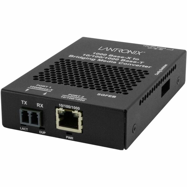 Transition Networks 10/100/1000B-T TO 1000BASE-LX SM LC 10KM WITH NA PWR SUPPLY SGFEB1019-130-NA - main
