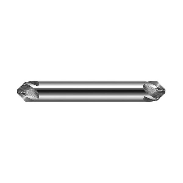 Harvey Tool Chamfer Cutter-Flat End-Helical Flutes, 676932, Uncoated, 45 Deg Angle Per Side, 1/2" Shank Diameter 676932 - main