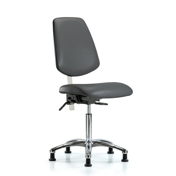 Blue Ridge Ergonomics Vinyl Clean Room Chair BR-NCR-VMBCH-MB-CR-T1-A0-NF-RG-8823 - main