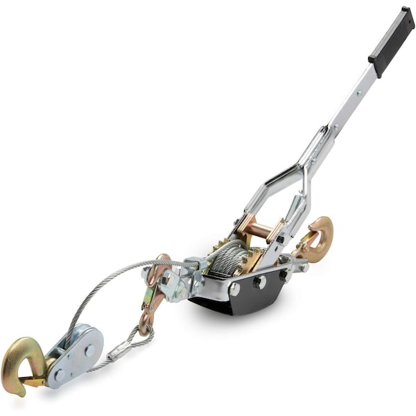 Neiko Come Along Winch, 5-Ton Pulling Capacity, 10Ft, 3 Hook, Heavy Duty Power Cable with Dual Gears 02256A - main