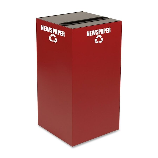 Witt Industries 28 gal Square Scarlet Red, Metal 28GC02 - main